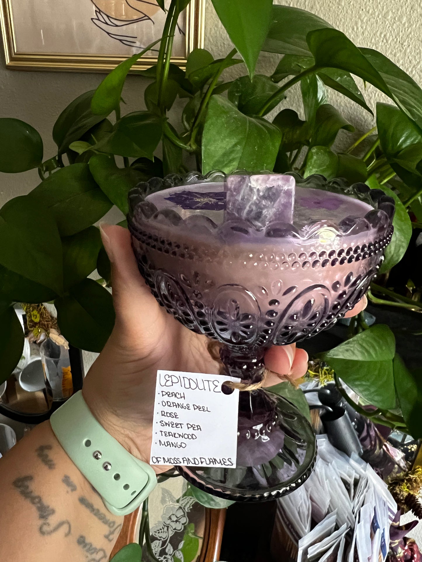 Crystal Inspired Candles