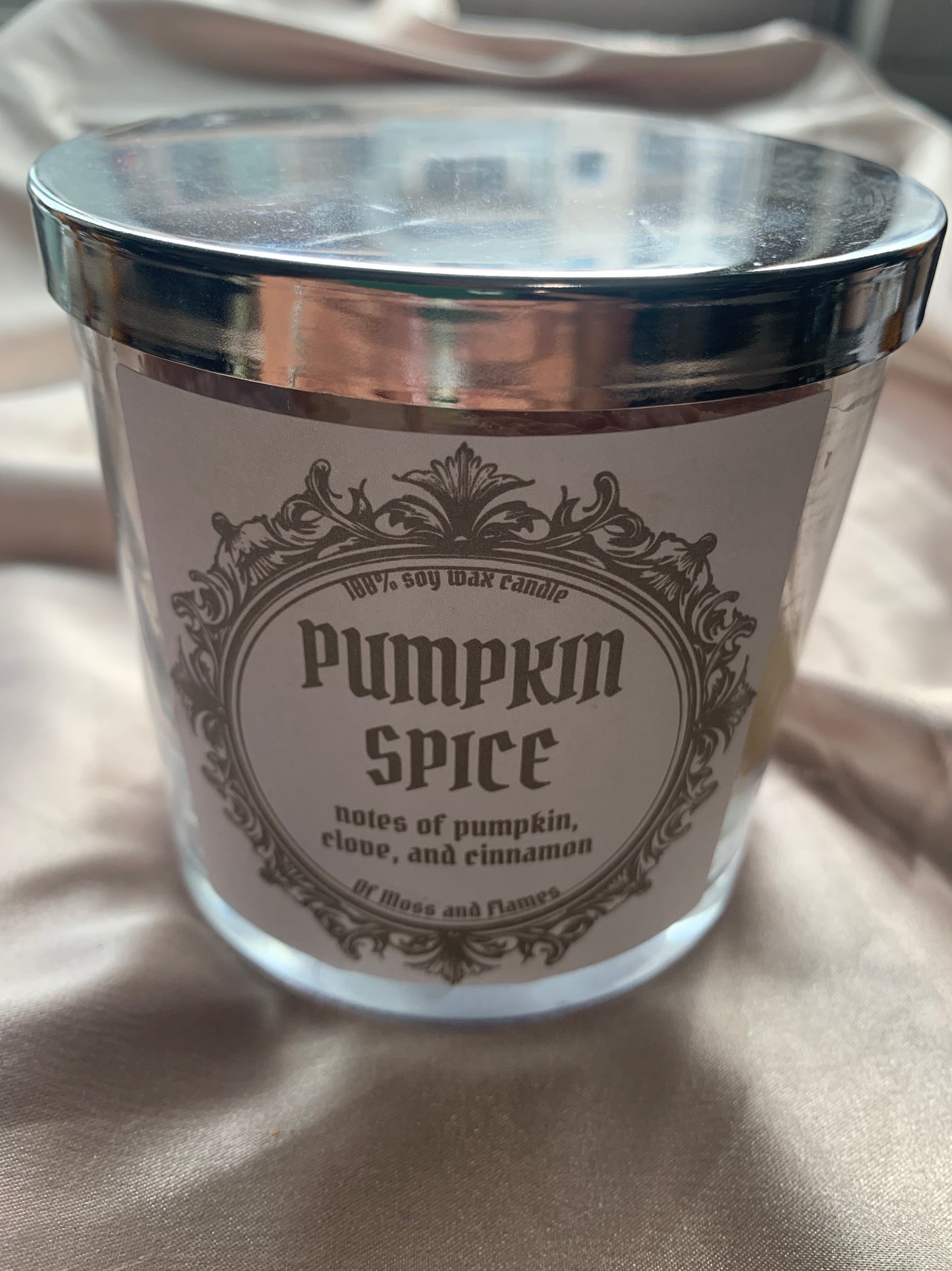 pumpkin spice candle