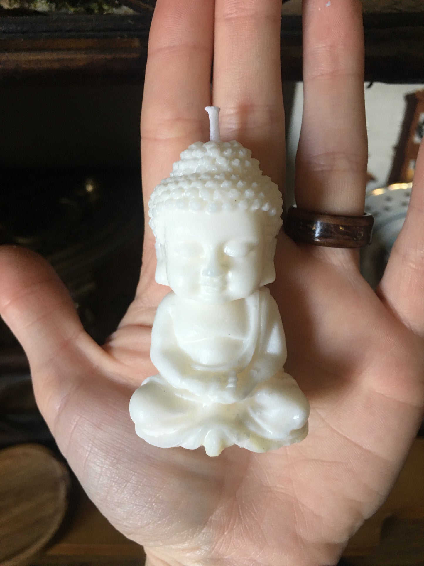 small energy reset buddha candles