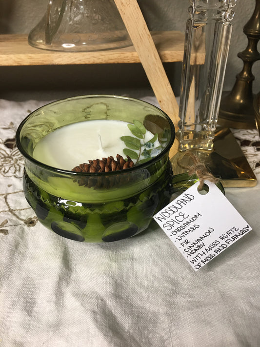 “woodland spice” candle