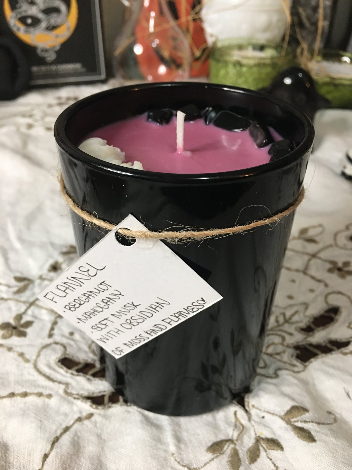 “flannel” candle