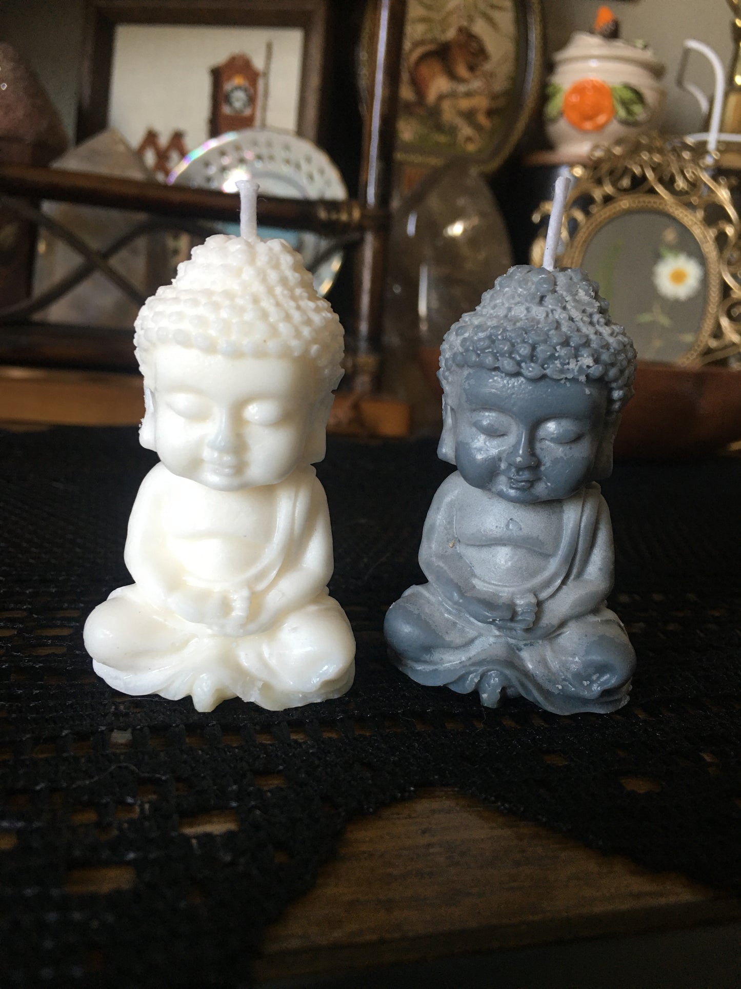 small energy reset buddha candles