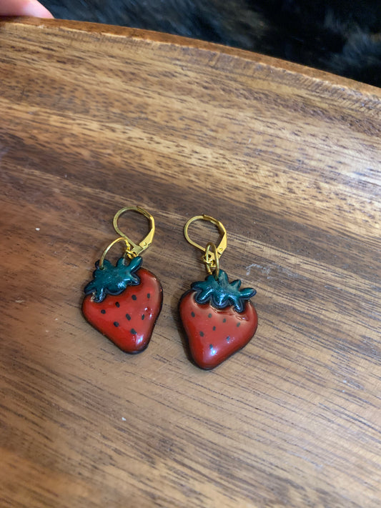 strawberry Earrings