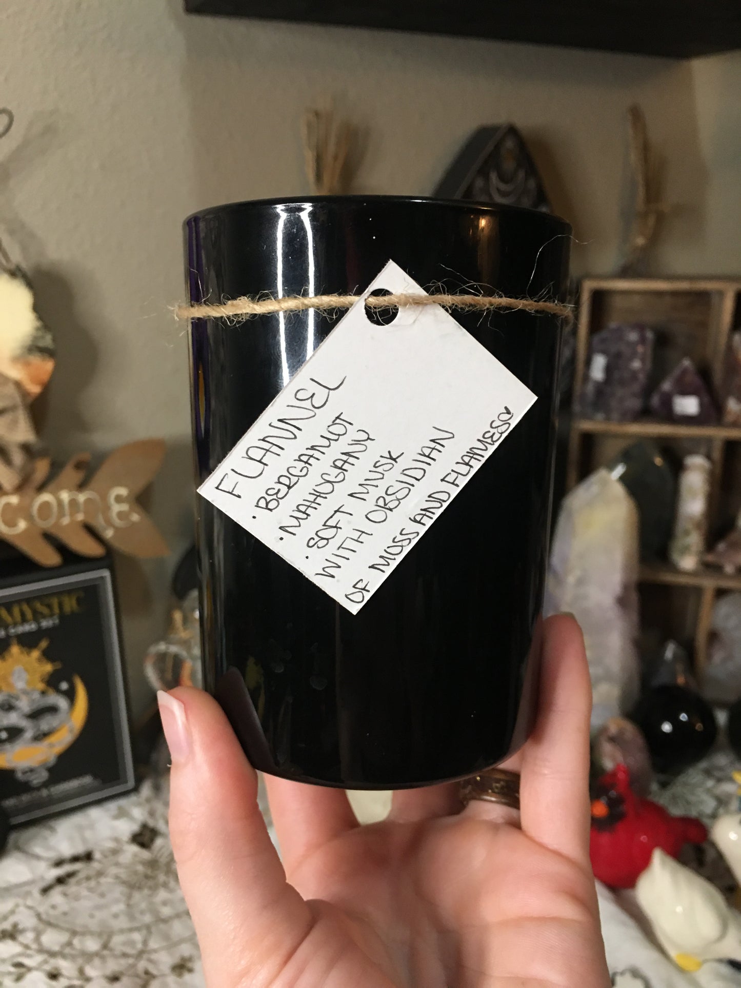 “flannel” candle