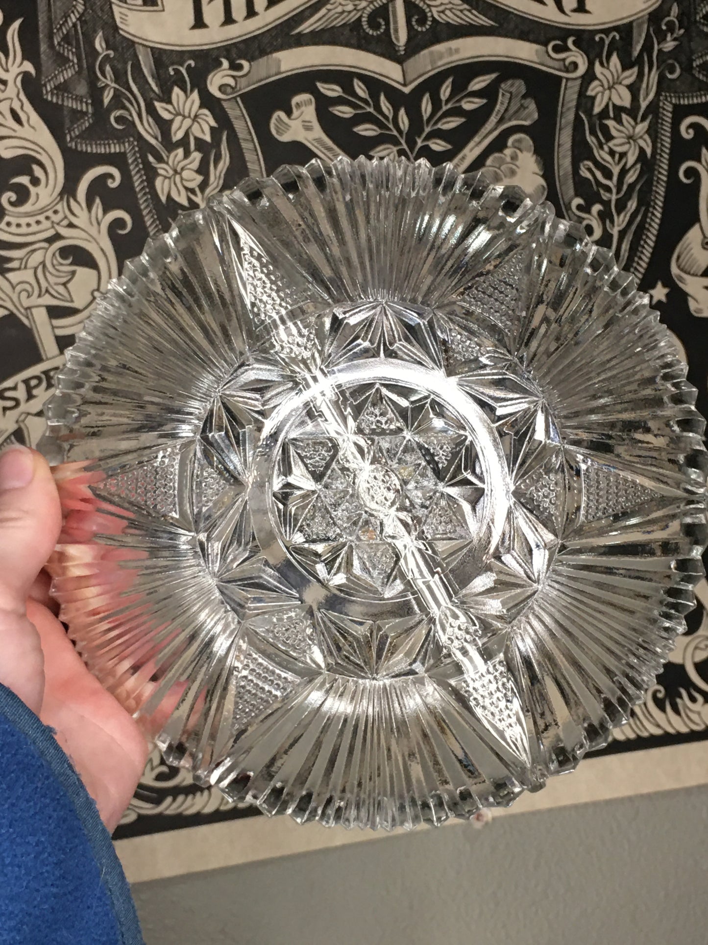 glass trinket dish