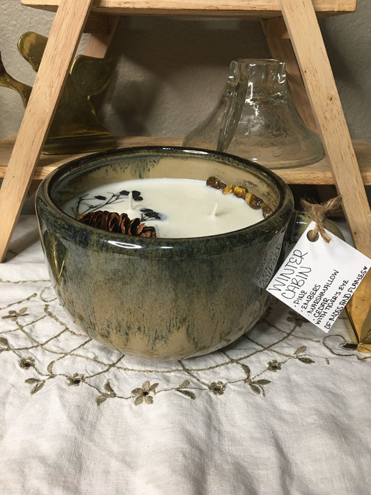 “winter cabin” candle