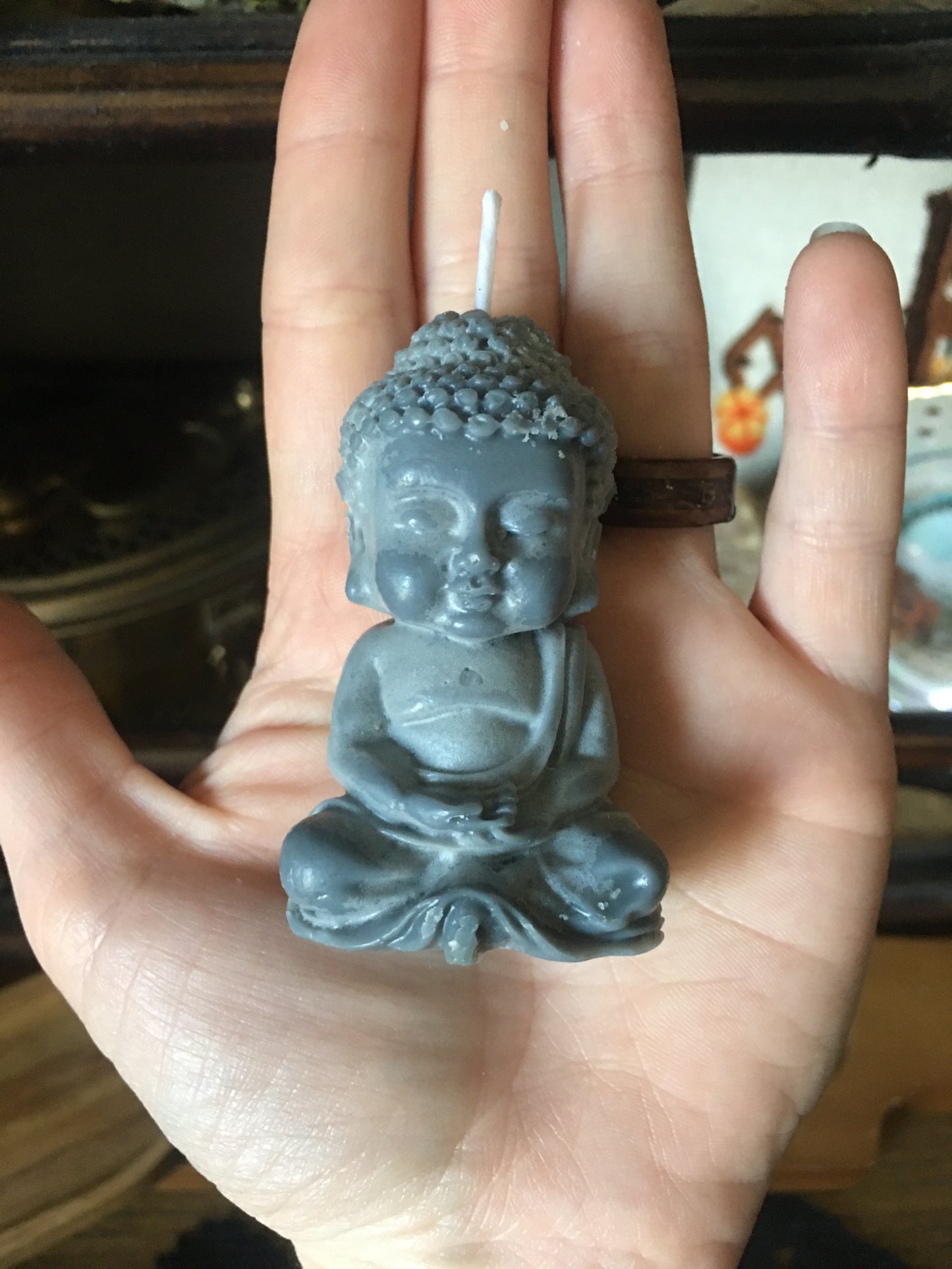 small energy reset buddha candles