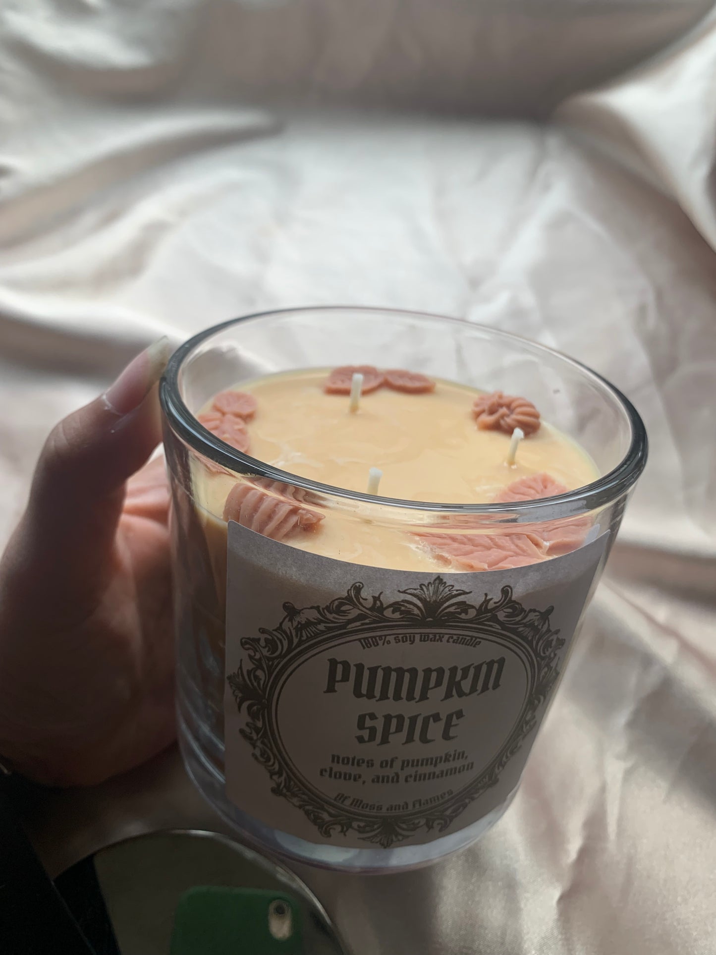 pumpkin spice candle