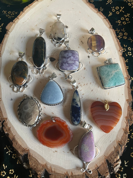 crystal pendants