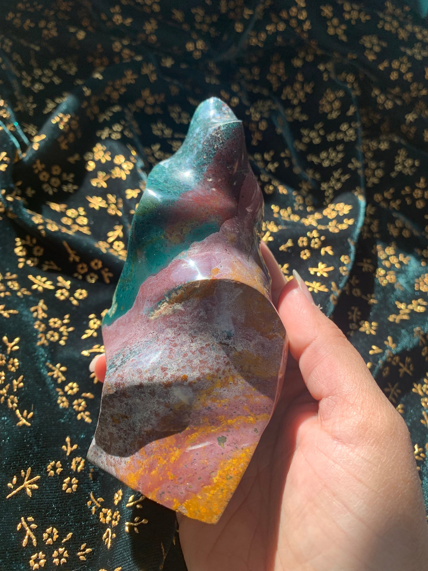 ocean jasper flame