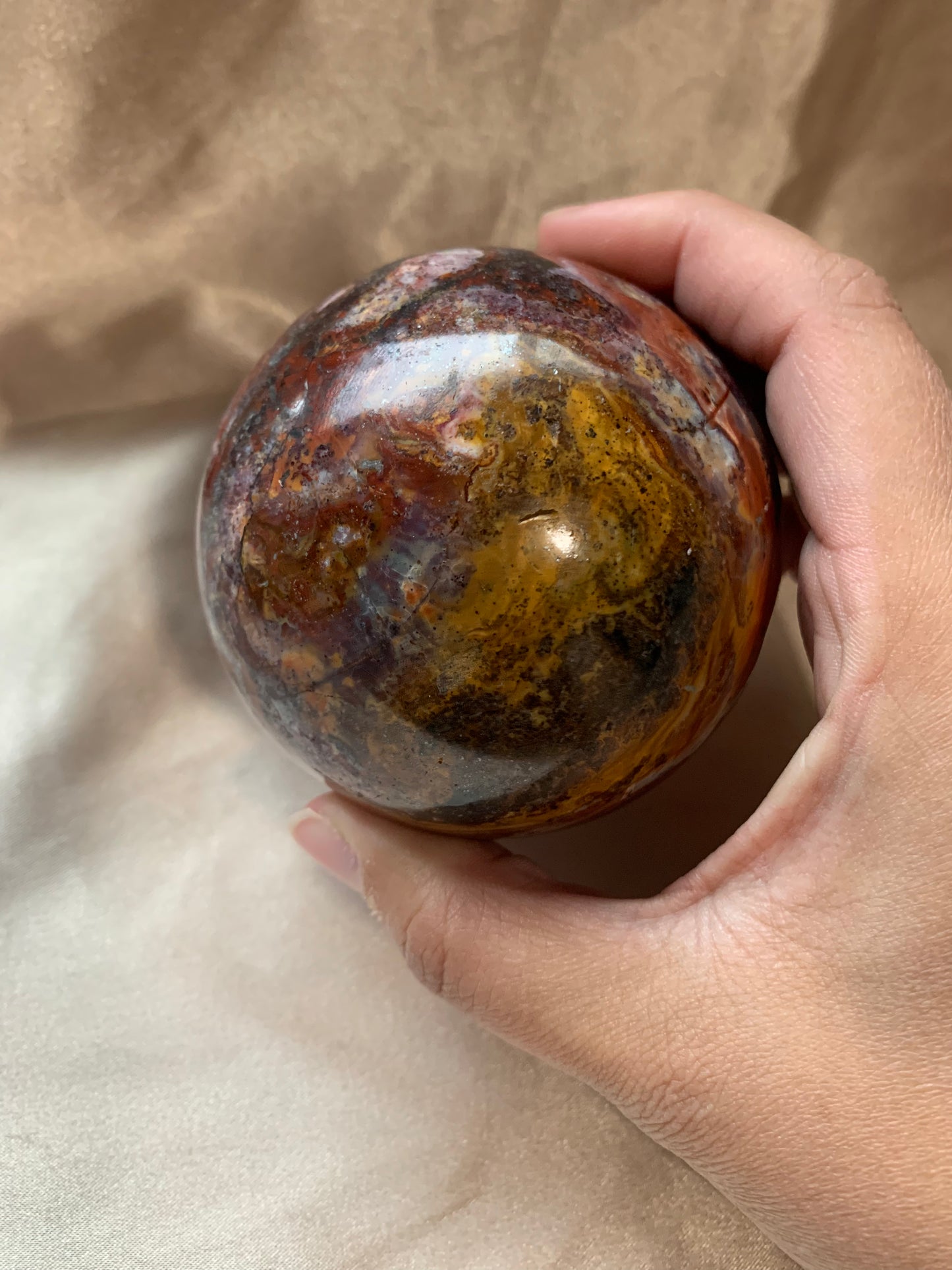 mookaite jasper sphere