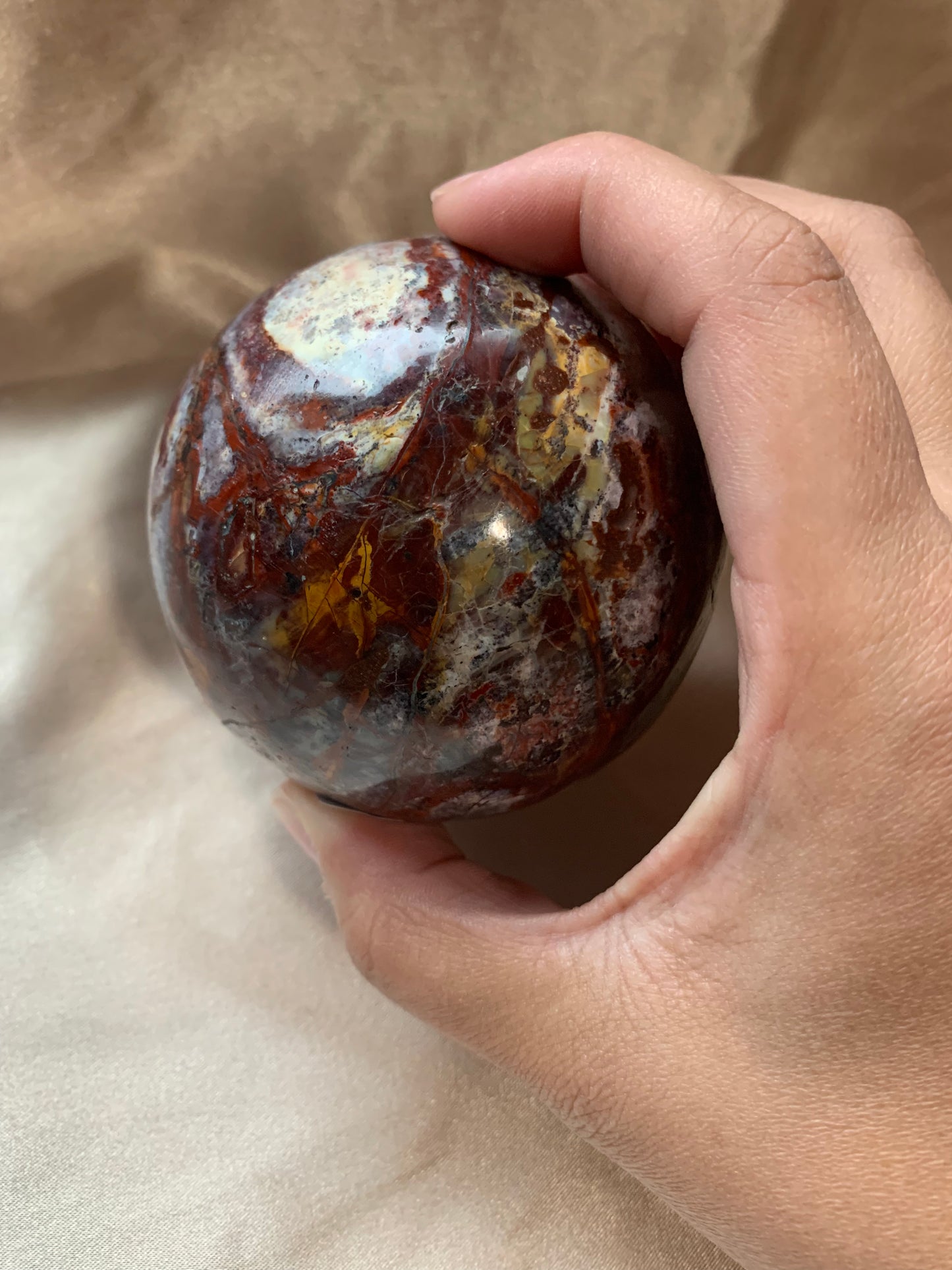 mookaite jasper sphere