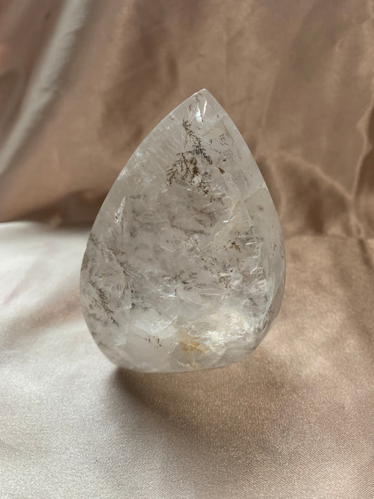 dendritic clear quartz flame