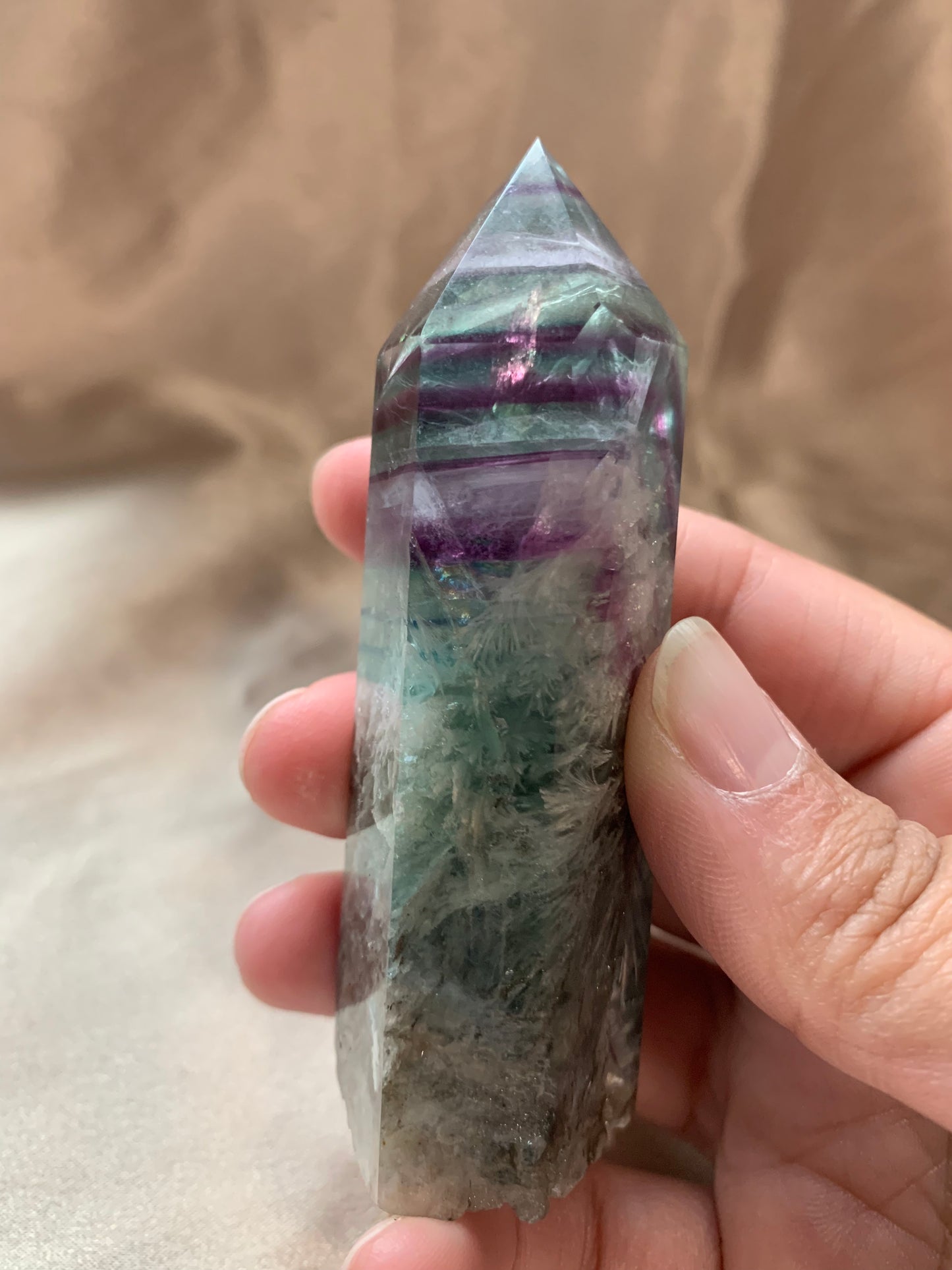 feather fluorite tower