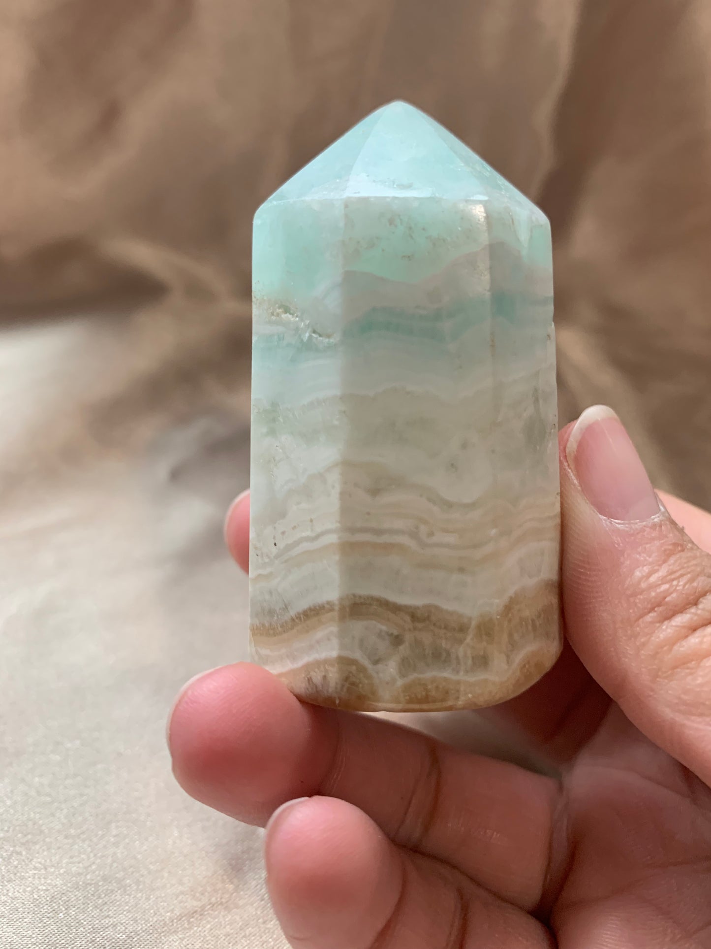 Caribbean calcite tower