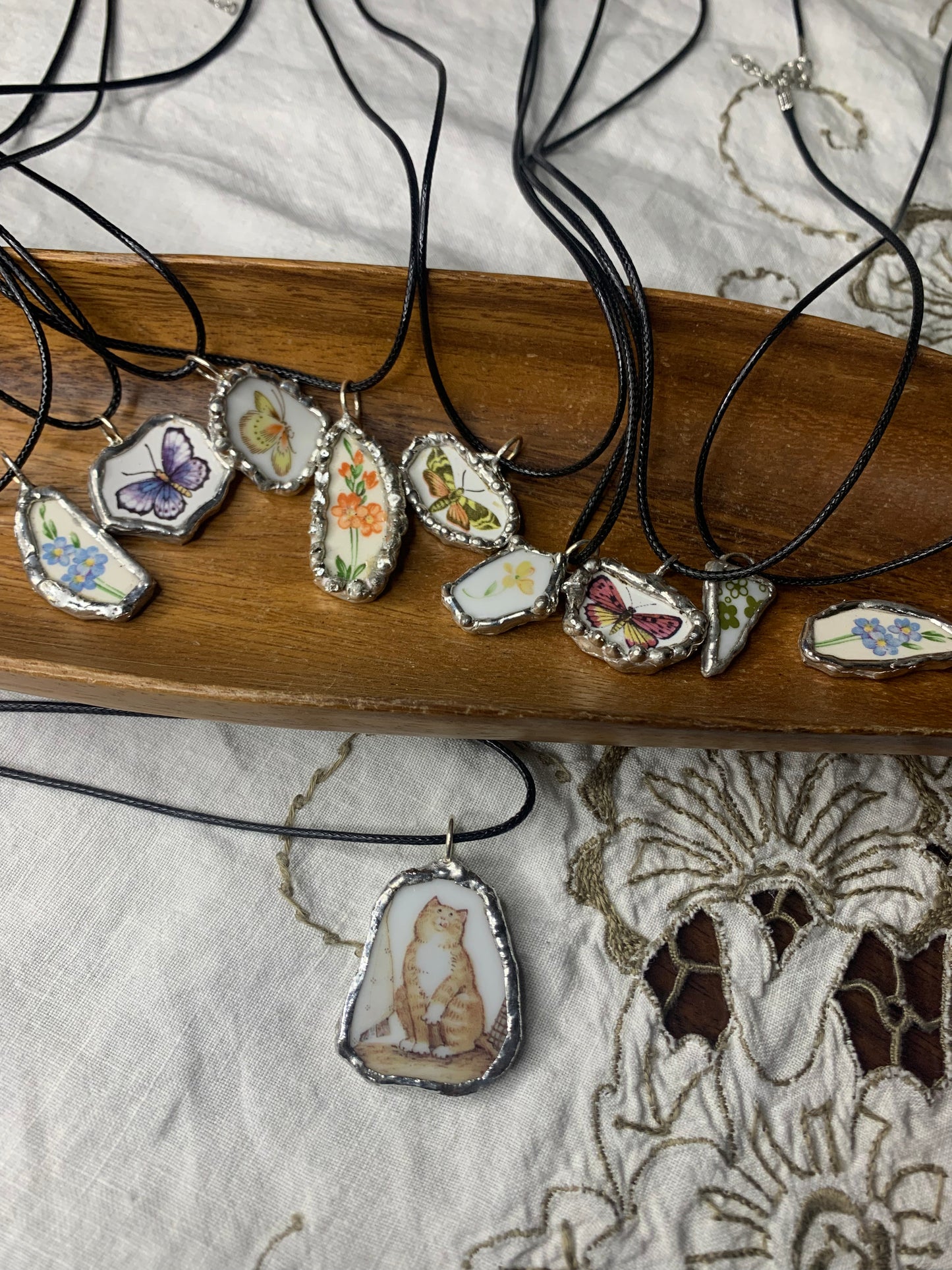 ceramic necklaces