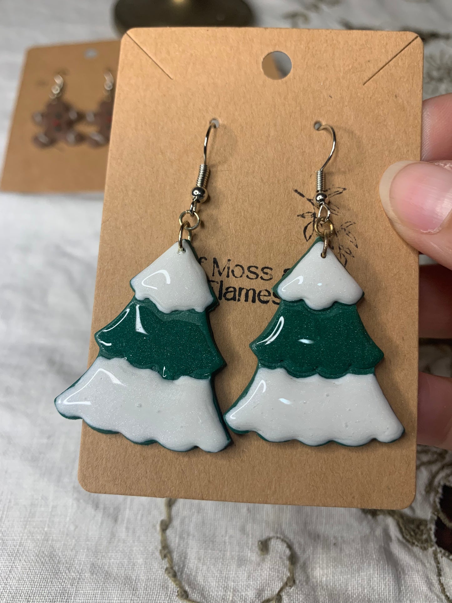 winter earrings