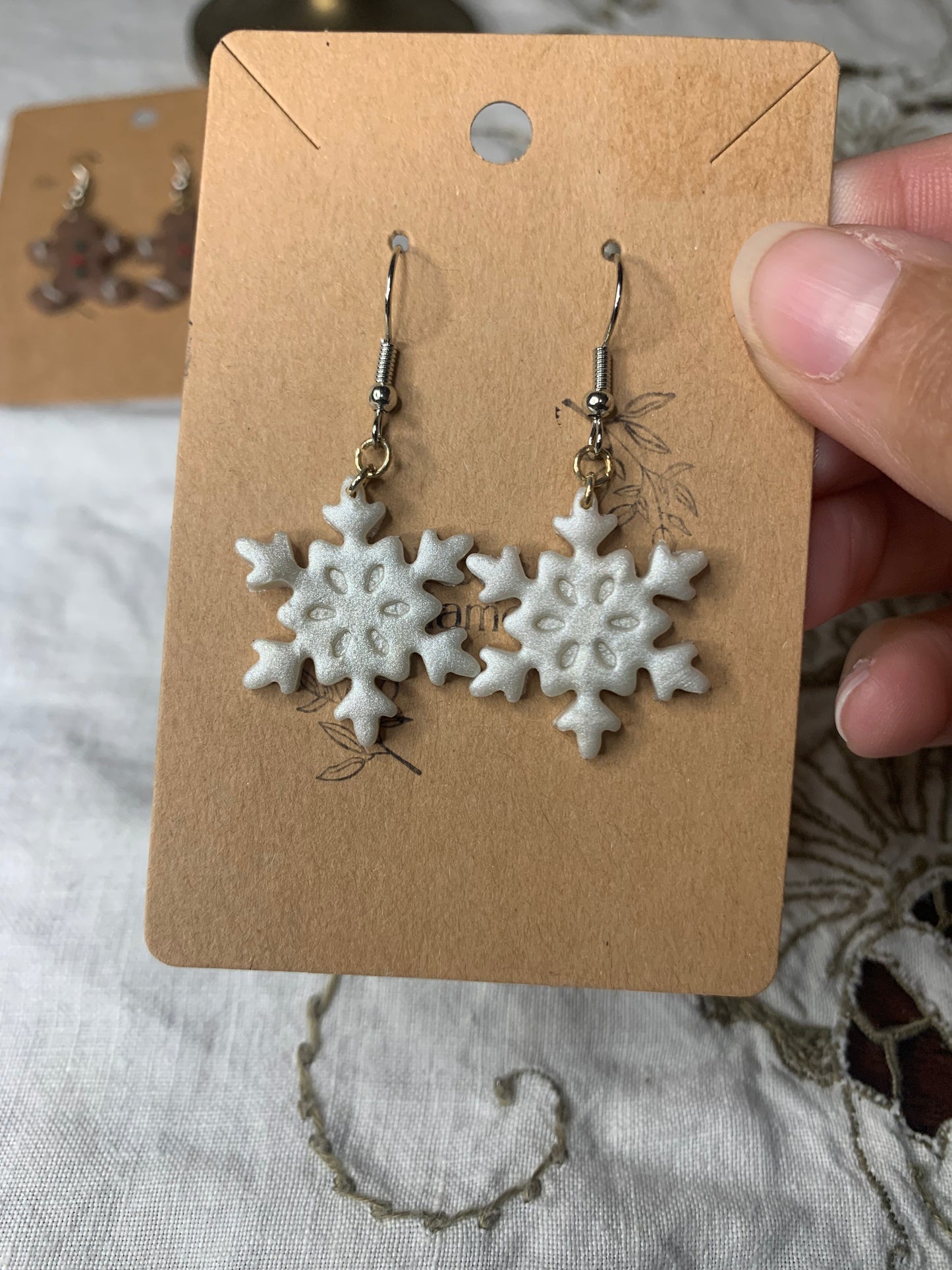 winter earrings