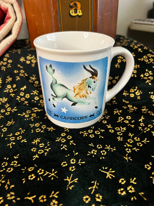 capricorn vintage mug