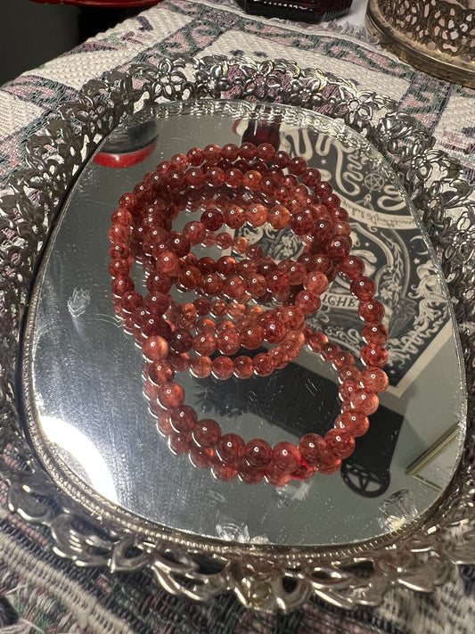 strawberry quartz bracelets