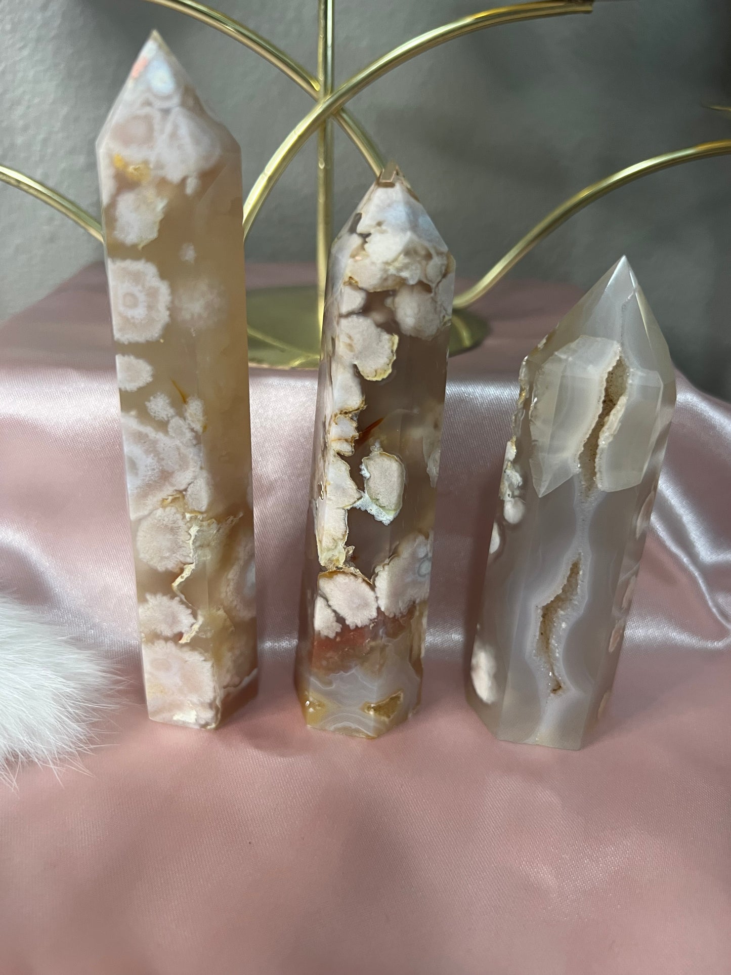 flower agate towers