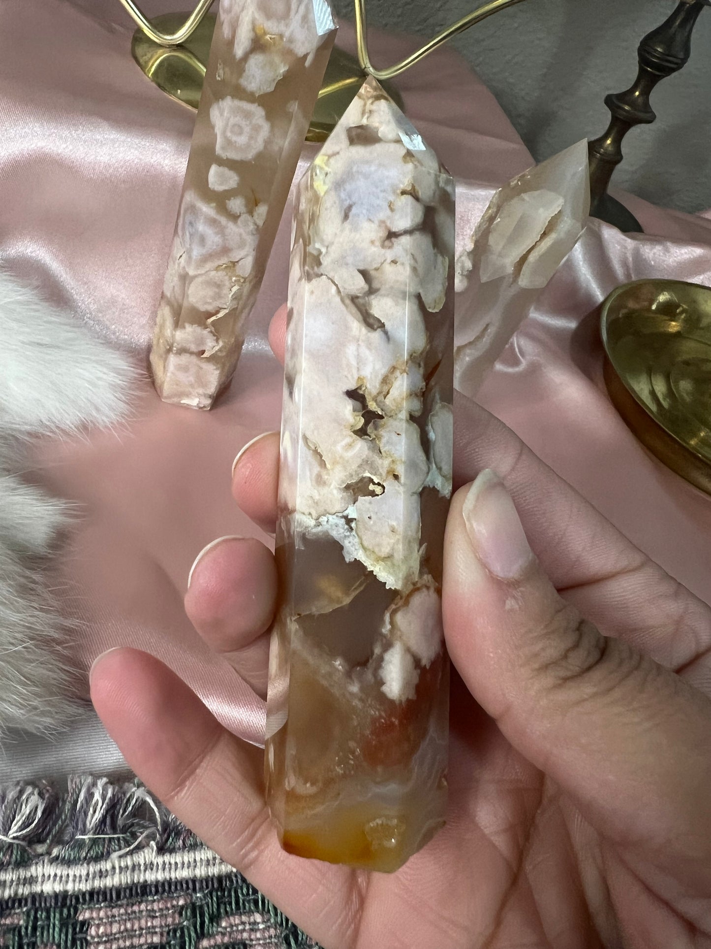 flower agate towers