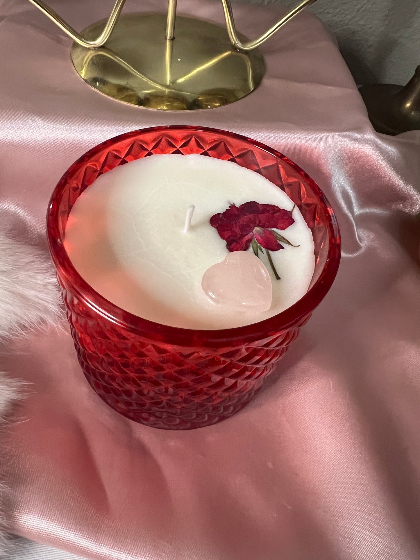 strawberries and cream candle