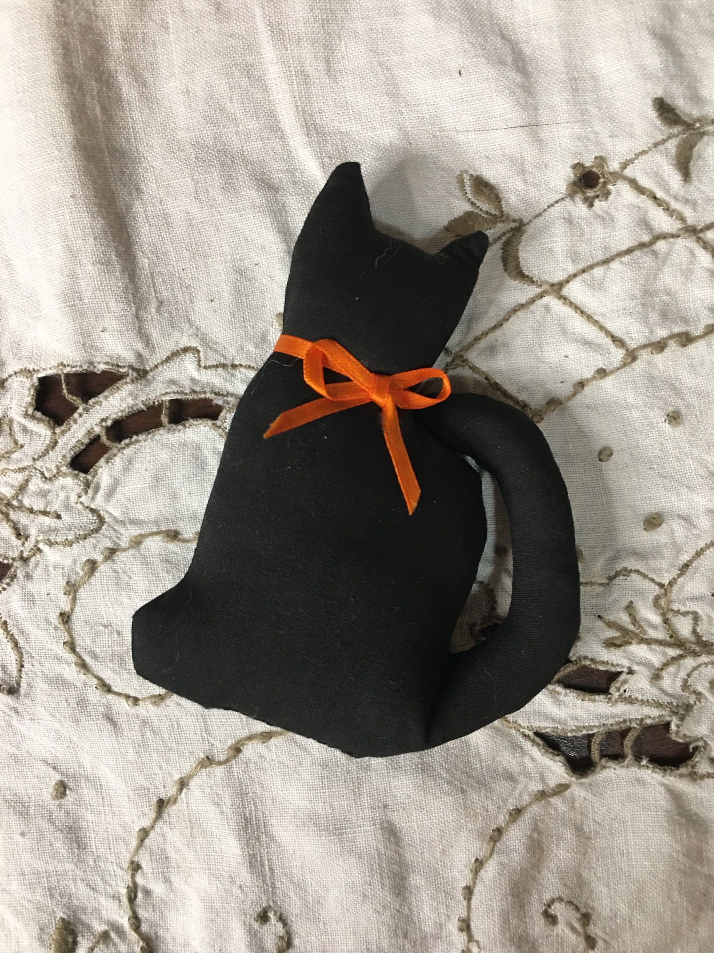 black cat plush