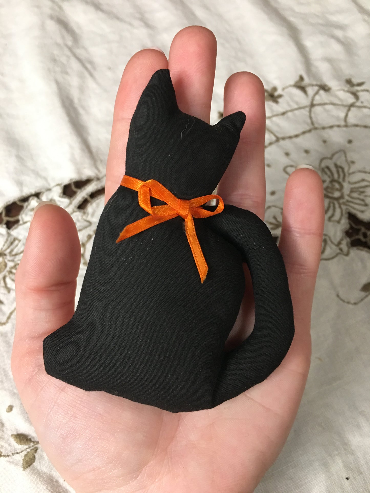 black cat plush