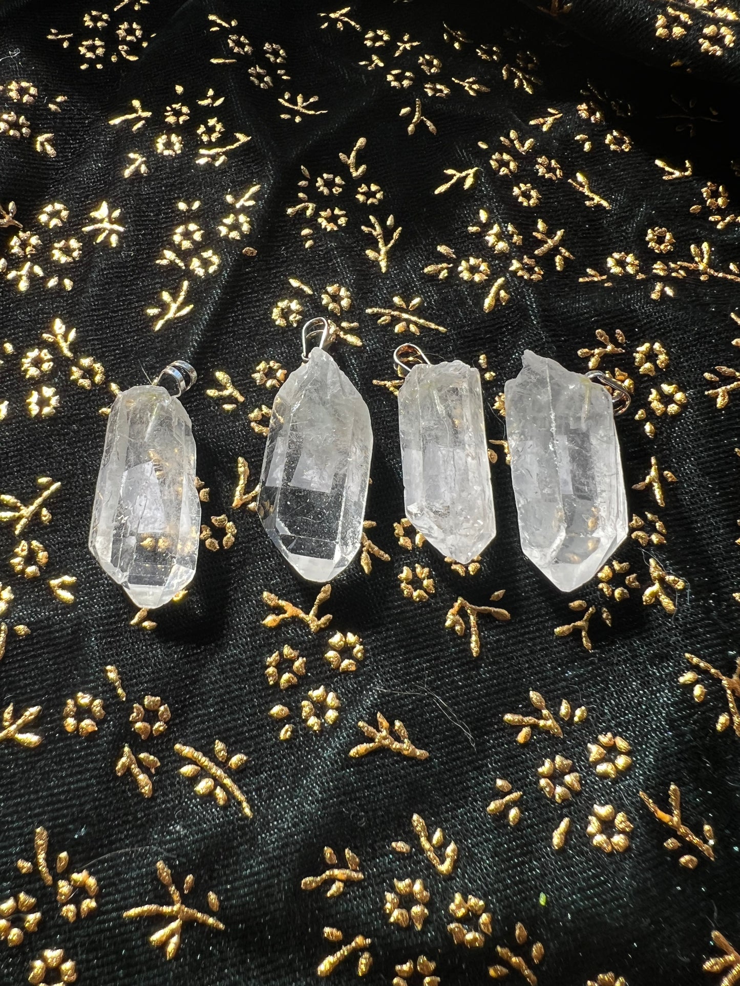 clear quartz pendants