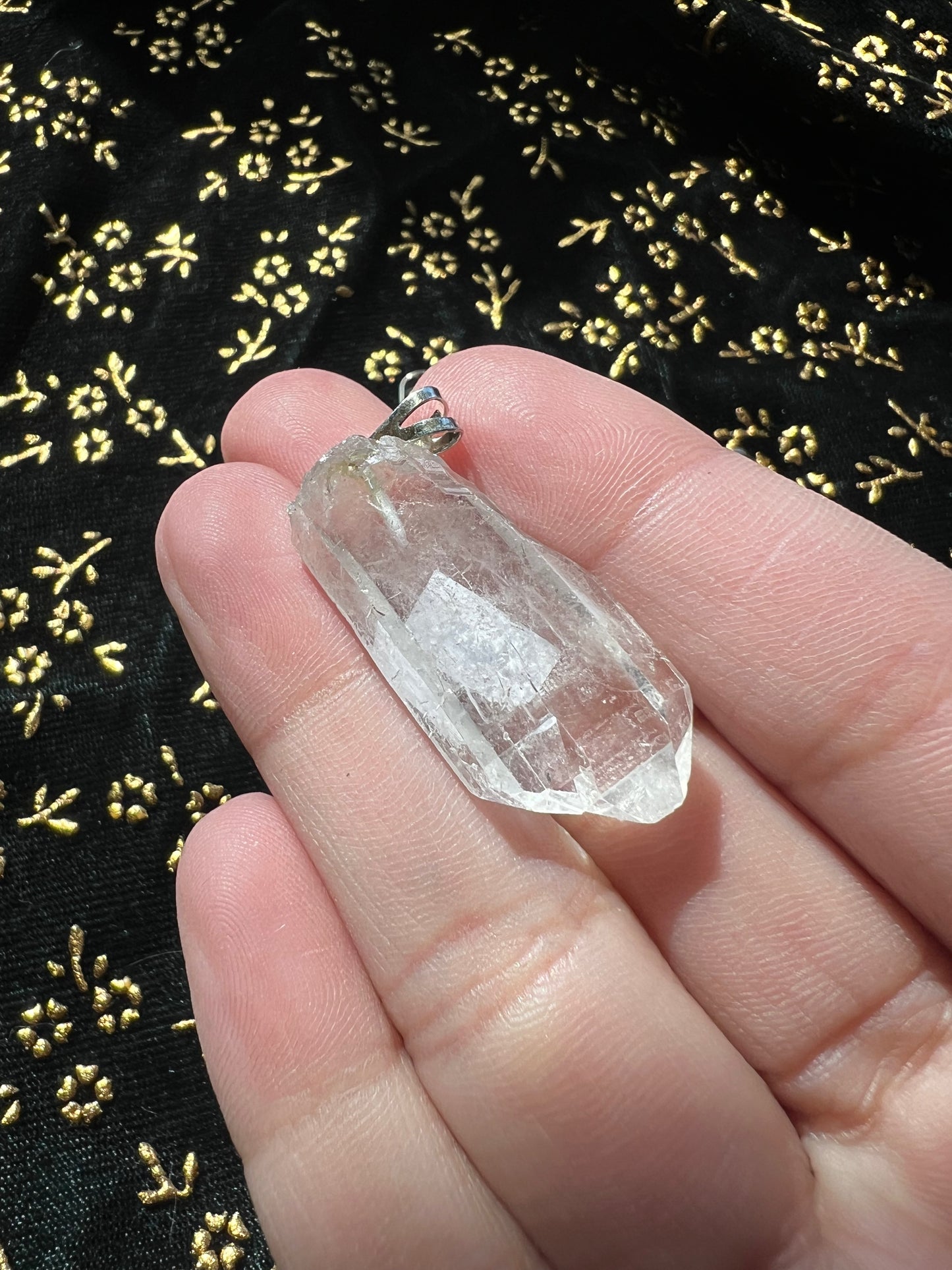 clear quartz pendants