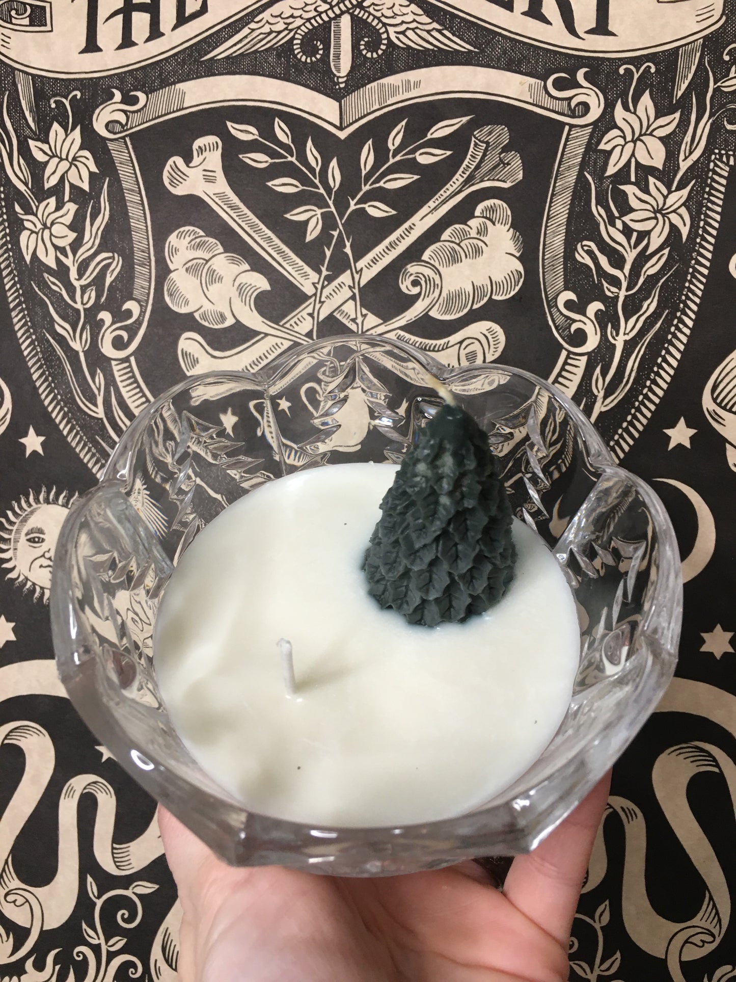 “evergreen” candle