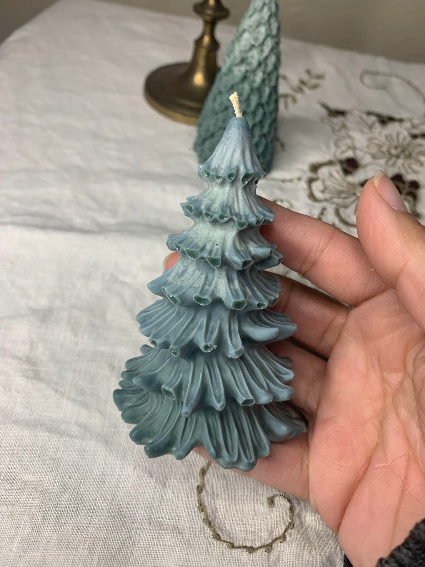 “evergreen” tree candles