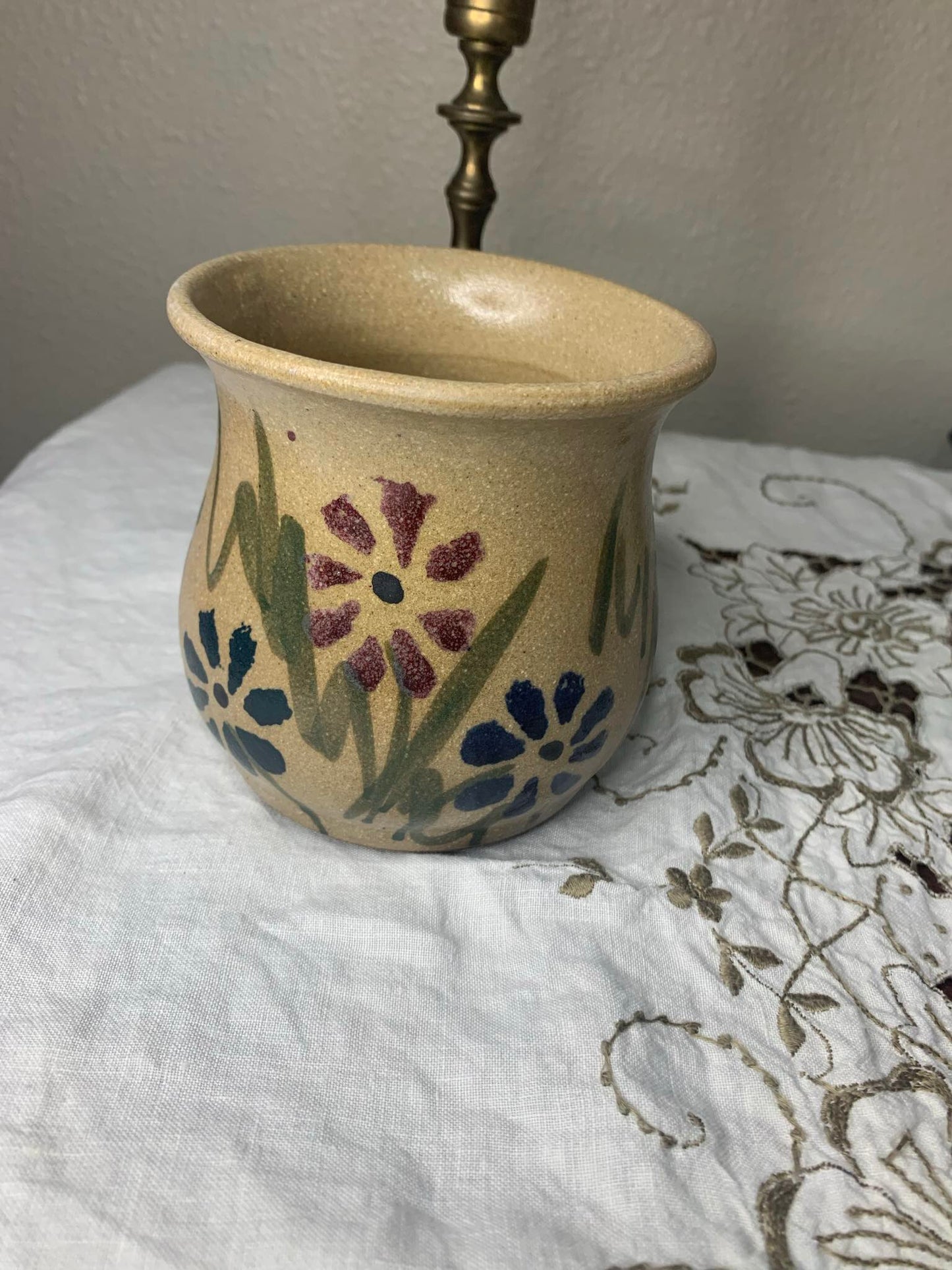 painted flower pot