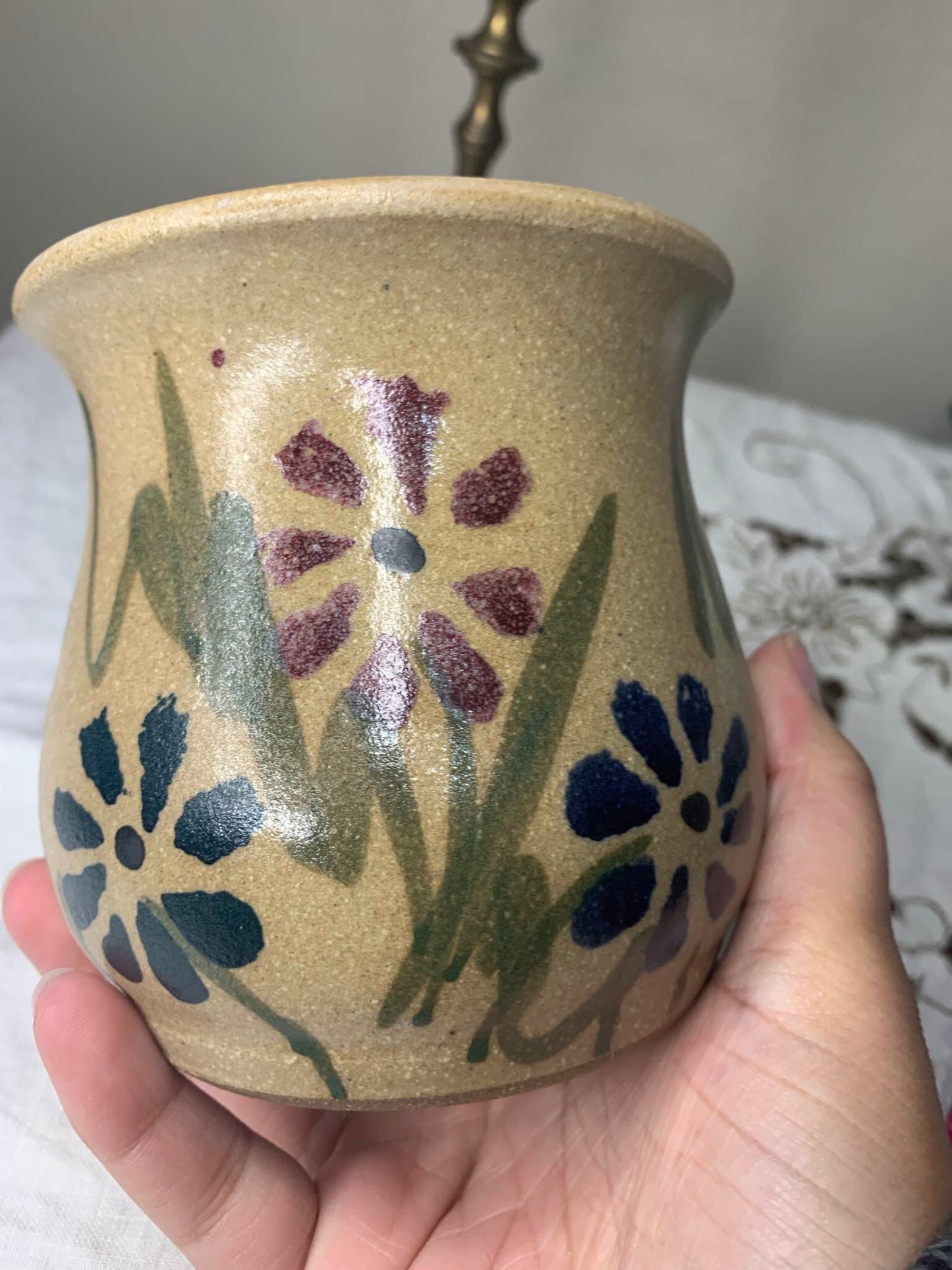 painted flower pot