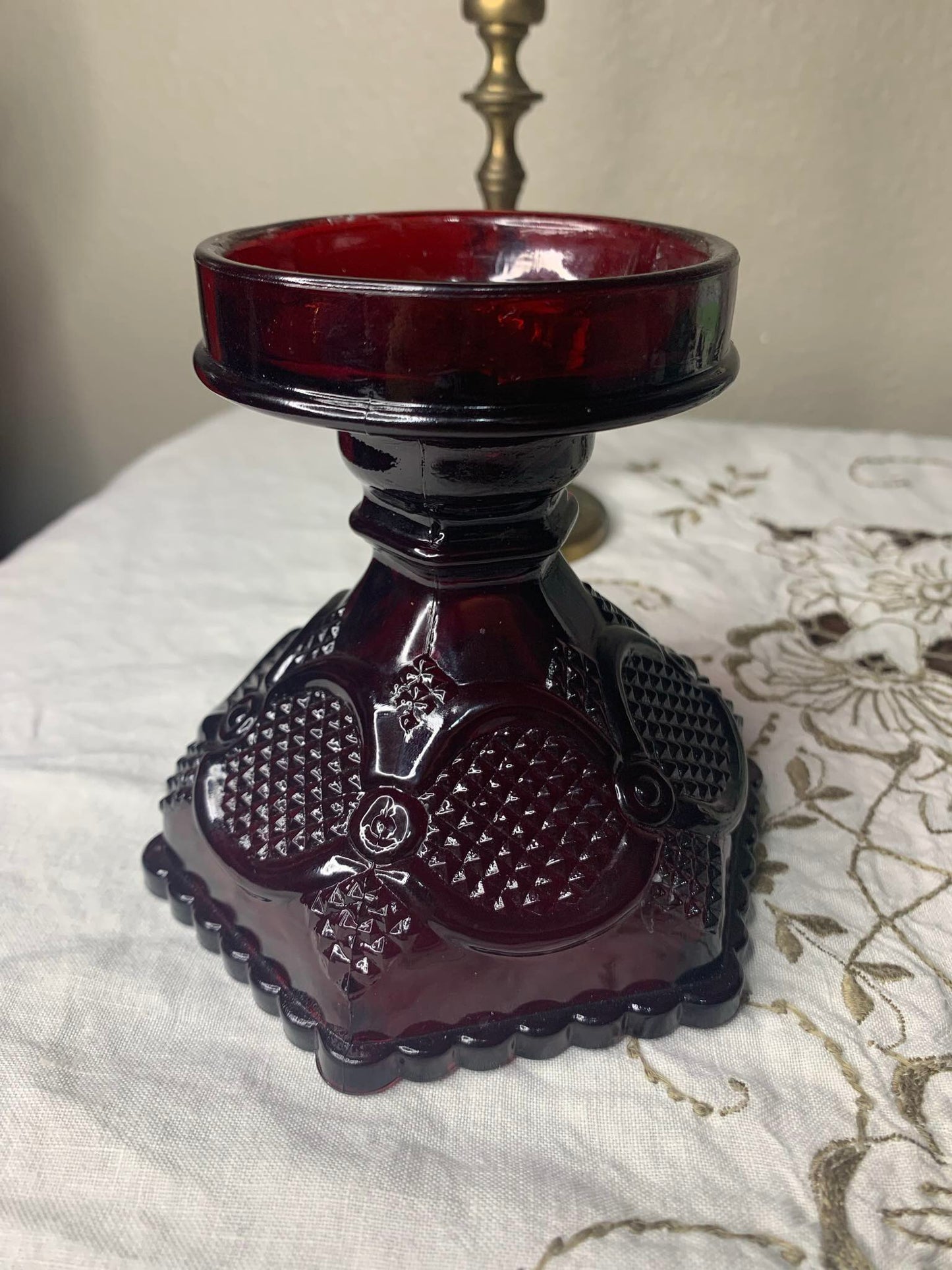 avon cape cod candle holder