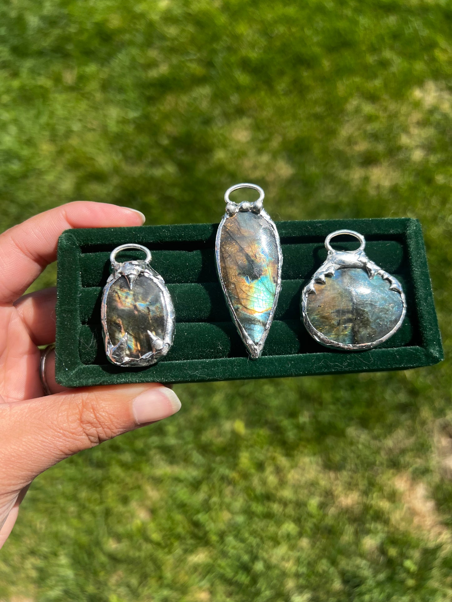 labradorite pendants