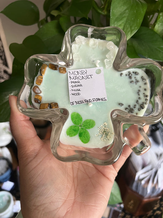 money magnet candle