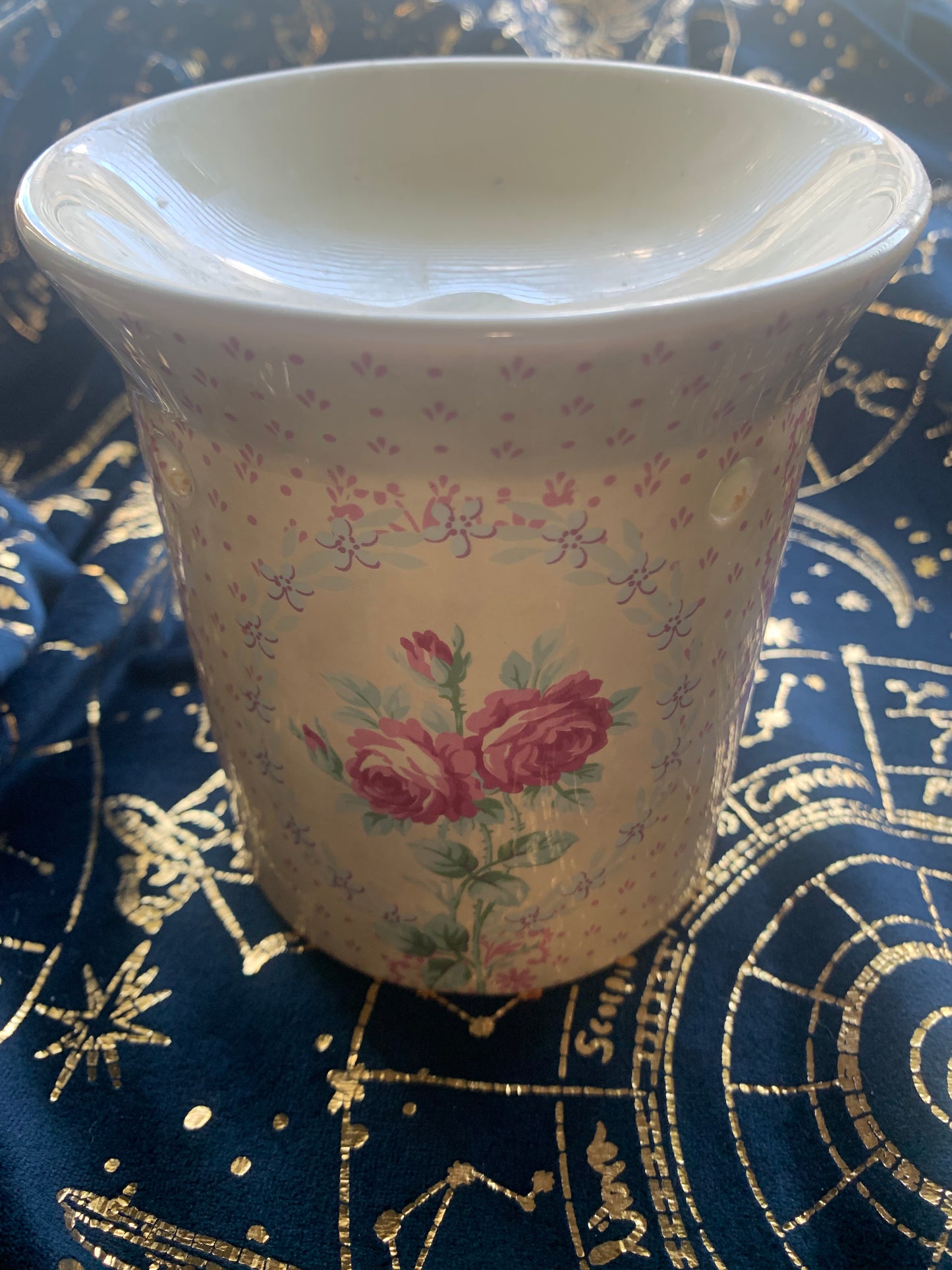 rose yankee candle wax melter