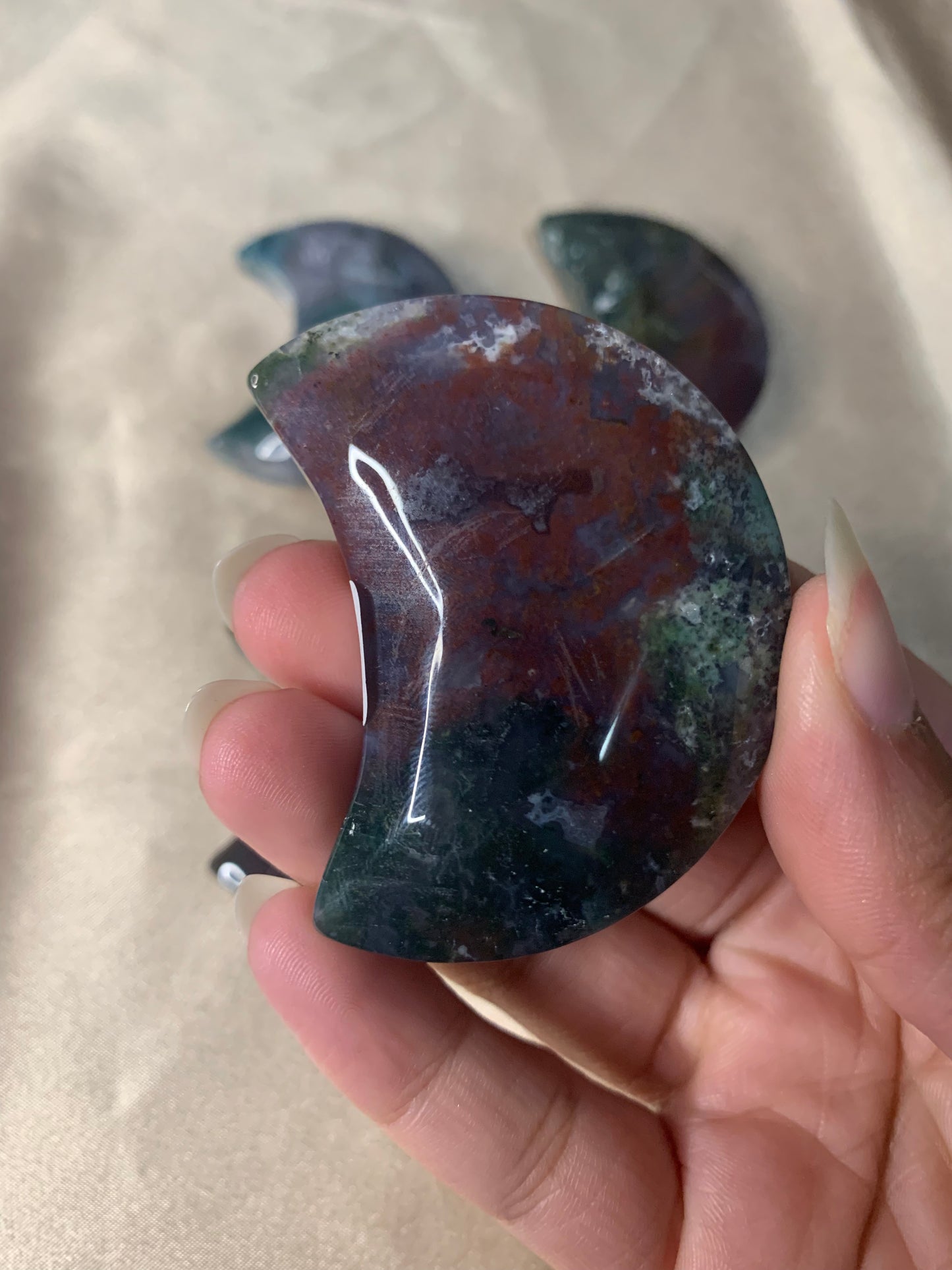 moss agate moons