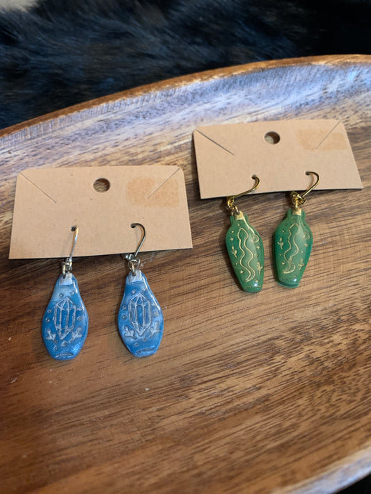 spell jar earrings