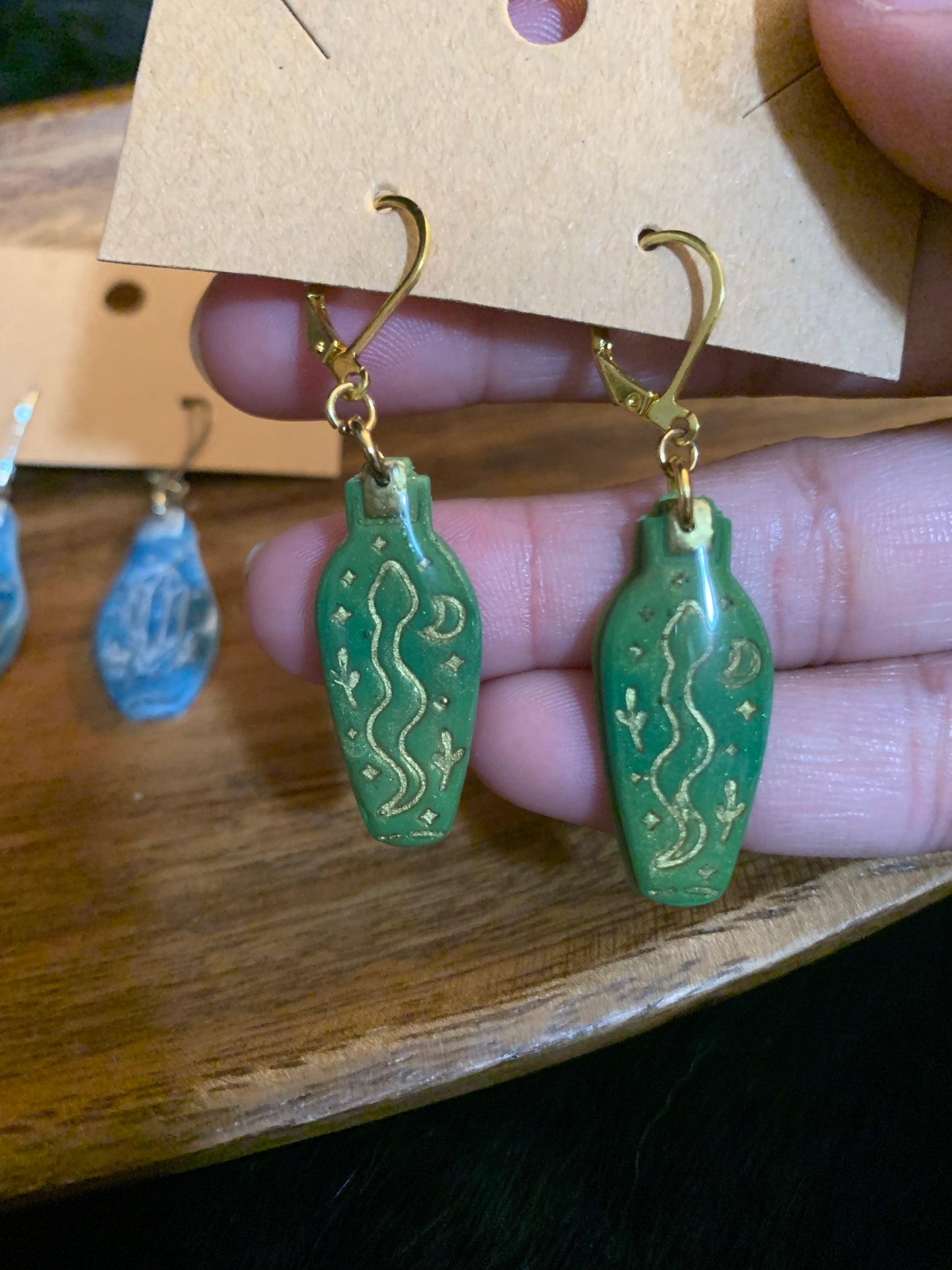 spell jar earrings