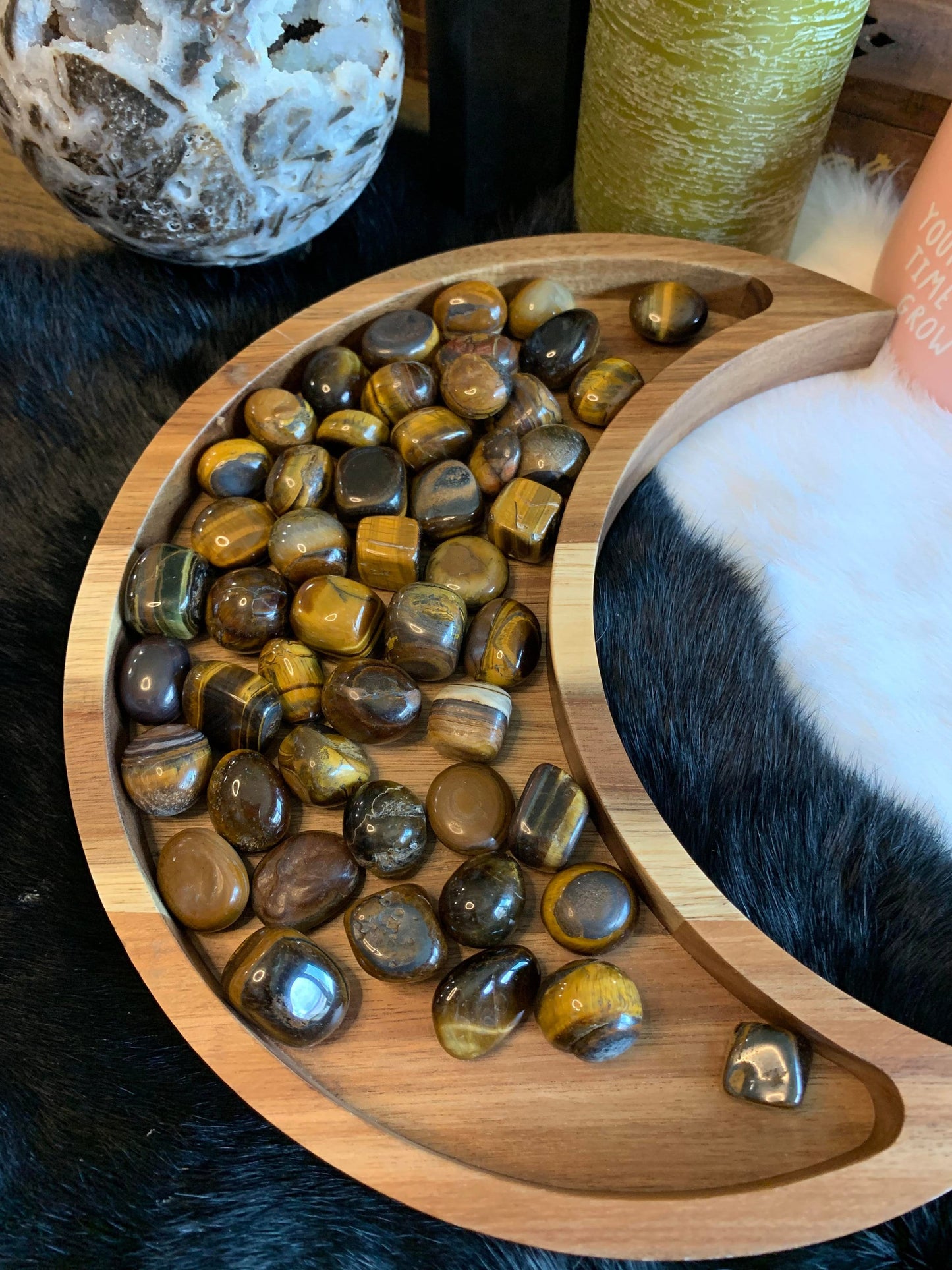 tumbled golden tiger’s eye